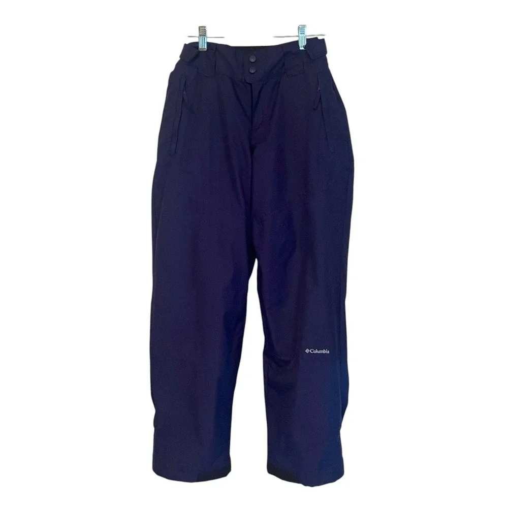 Columbia Omnitech Navy Blue Insulated Snow Pants Size‎ 14/16